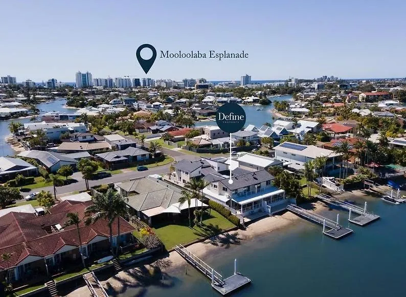 Luxury Mooloolaba Waterfront Retreat别墅 0*,
